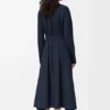 Abito drappeggiato in cotone