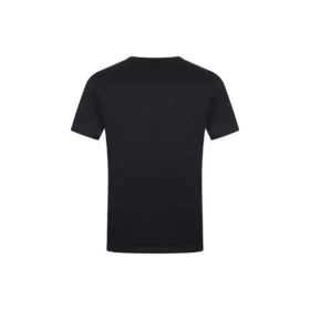 Anagram, maglietta in cotone con ricamo, collo rotondo e maniche corte, nera H526341Xai-1100