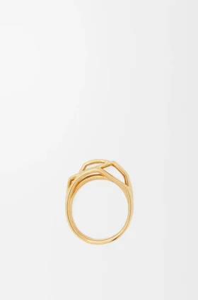 Anello a più giri in argento sterling e smalto