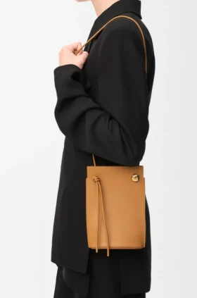 Astuccio per dadi Pebble in pelle di vitello classica