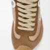 Ballet Runner 2.0 in pelle scamosciata e mesh