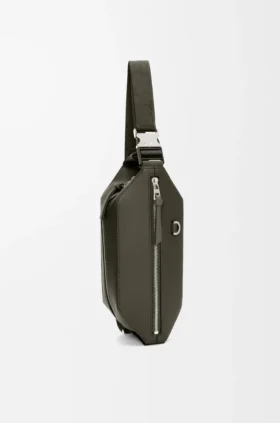 Borsa a tracolla convertibile in pelle di vitello classica