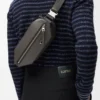 Borsa a tracolla convertibile in pelle di vitello classica