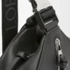 Borsa a tracolla convertibile in pelle di vitello classica