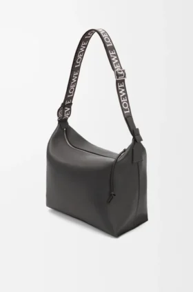 Borsa a tracolla Cubi in morbida pelle di vitello liscia e jacquard