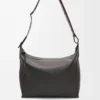 Borsa a tracolla Cubi in morbida pelle di vitello liscia e jacquard