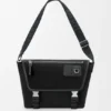 Borsa a tracolla Flex media in tela e pelle scamosciata