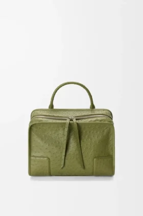 Borsa Amazona 180 grande in pelle di struzzo