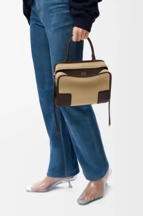 Borsa Amazona 180 piccola in pelle scamosciata