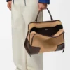 Borsa Amazona 180 XL in pelle scamosciata