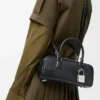Borsa Amazona 23 Cropped in pelle di vitello lucida