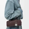Borsa Amazona 23 Cropped in pelle di vitello lucida
