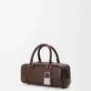 Borsa Amazona 23 Cropped in pelle di vitello lucida