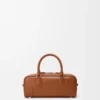 Borsa Amazona 23 Cropped in pelle di vitello lucida