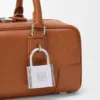 Borsa Amazona 23 Cropped in pelle di vitello lucida