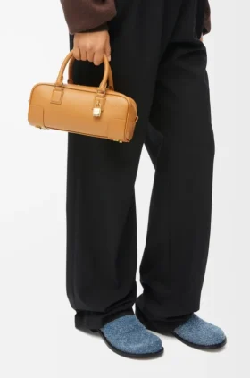 Borsa Amazona 23 Cropped in pelle di vitello nappa