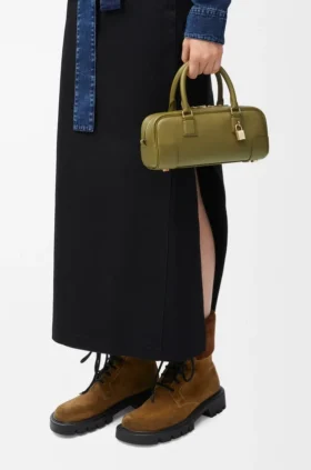 Borsa Amazona 23 Cropped in pelle di vitello nappa