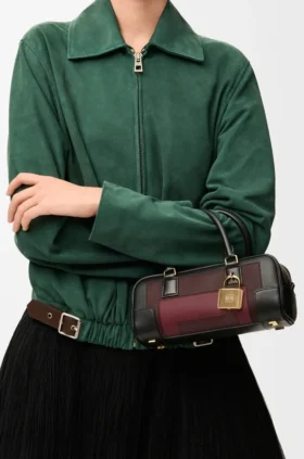Borsa Amazona 23 Cropped in pelle di vitello nappa