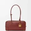 Borsa Amazona 31 Cropped in pelle di vitello lucida