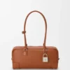 Borsa Amazona 31 Cropped in pelle di vitello lucida