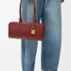 Borsa Amazona 31 Cropped in pelle di vitello lucida