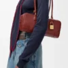 Borsa Amazona 31 Cropped in pelle di vitello lucida
