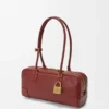 Borsa Amazona 31 Cropped in pelle di vitello lucida
