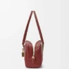 Borsa Amazona 31 Cropped in pelle di vitello lucida