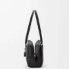Borsa Amazona 31 Cropped in pelle di vitello lucida