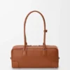 Borsa Amazona 31 Cropped in pelle di vitello lucida