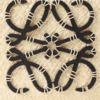 Borsa Anagram Basket piccola in palma Iraca e pelle di vitello
