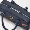 Borsa corta Cats Amazona 23 in denim ricamato