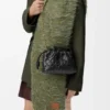 Borsa Flamenco Purse in pelle di vitello nappa increspata