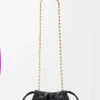 Borsa Flamenco Purse in pelle di vitello nappa increspata