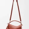 Borsa grande “Featherlight Puzzle” in pelle di agnello nappa