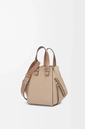 Borsa Hammock Compact in morbida pelle di vitello martellata