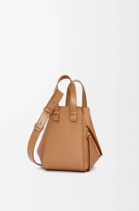 Borsa Hammock Compact in morbida pelle di vitello martellata