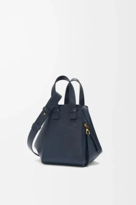 Borsa Hammock Compact in morbida pelle di vitello martellata