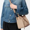 Borsa Hammock Compact in morbida pelle di vitello martellata