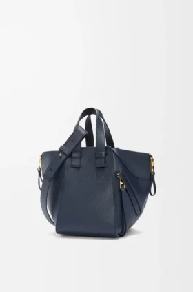 Borsa Hammock Compact in morbida pelle di vitello martellata