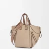 Borsa Hammock Compact in morbida pelle di vitello martellata