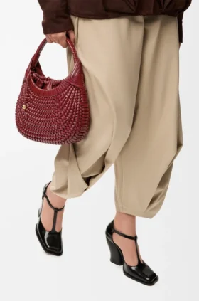 Borsa Hobo “Diamond” in pelle di vitello