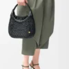 Borsa Hobo “Diamond” in pelle di vitello