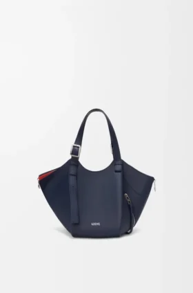 Borsa Layered Hammock Flip in classica pelle di vitello