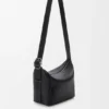 Borsa Loop Hobo media in morbida pelle di vitello martellata