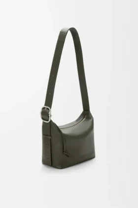 Borsa Loop Hobo media in morbida pelle di vitello martellata
