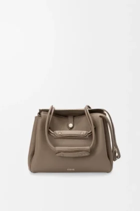 Borsa Madrid media in morbida pelle di vitello martellata