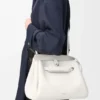 Borsa Madrid media in morbida pelle di vitello martellata