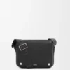 Borsa messenger Pebble media in morbida pelle di vitello martellata