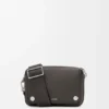 Borsa messenger “Pebble” piccola in morbida pelle di vitello martellata